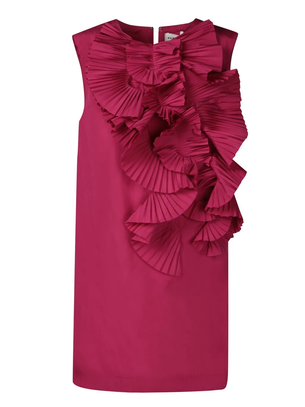 P.A.R.O.S.H. Ruffle Detailed Sleeveless Dress