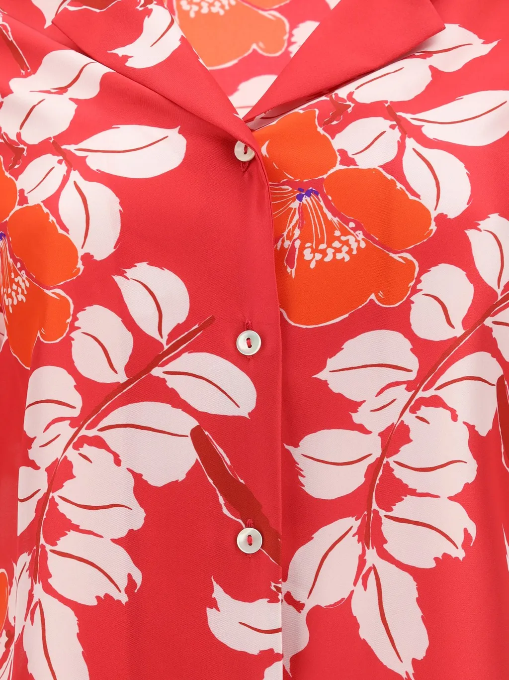 P.A.R.O.S.H. Floral Print Short-Sleeved Shirt