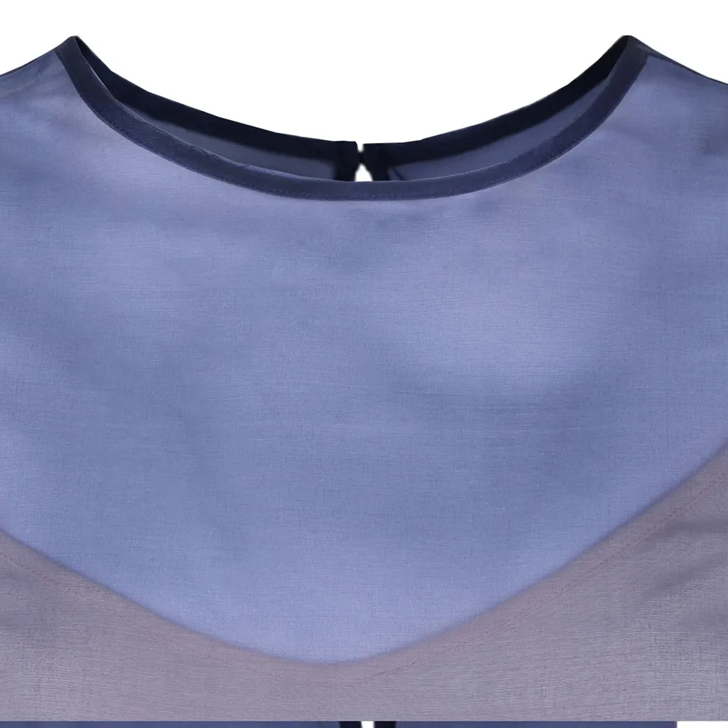 P.A.R.O.S.H. Semi-Sheer Sleeveless Top