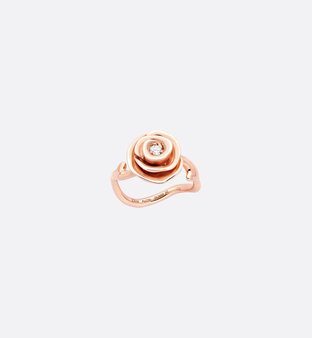 Large Rose Dior Couture Ring