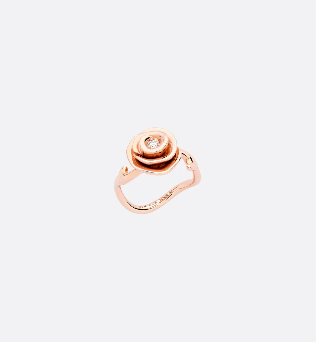 Large Rose Dior Couture Ring
