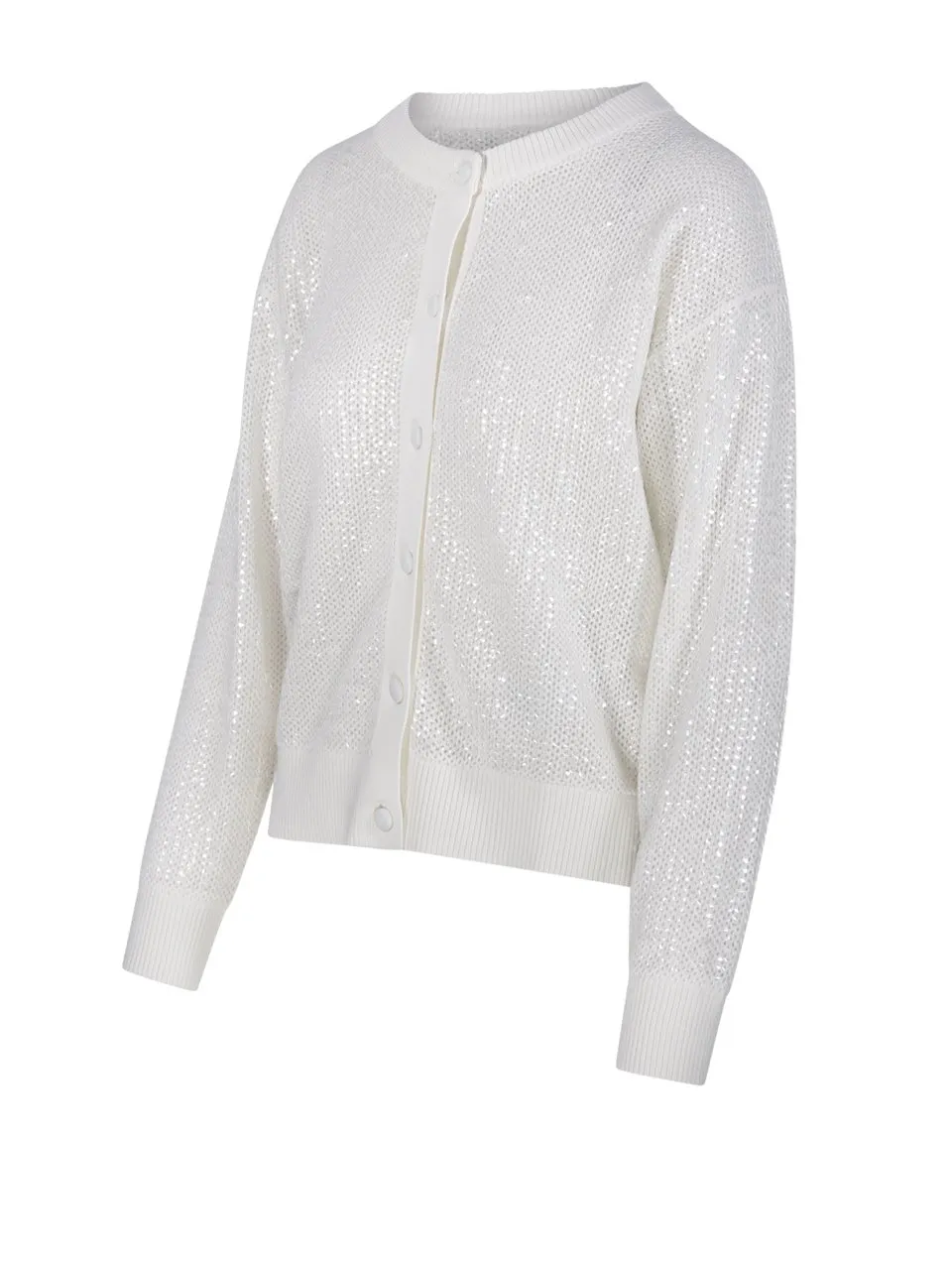 P.A.R.O.S.H. Crewneck Knitted Cardigan