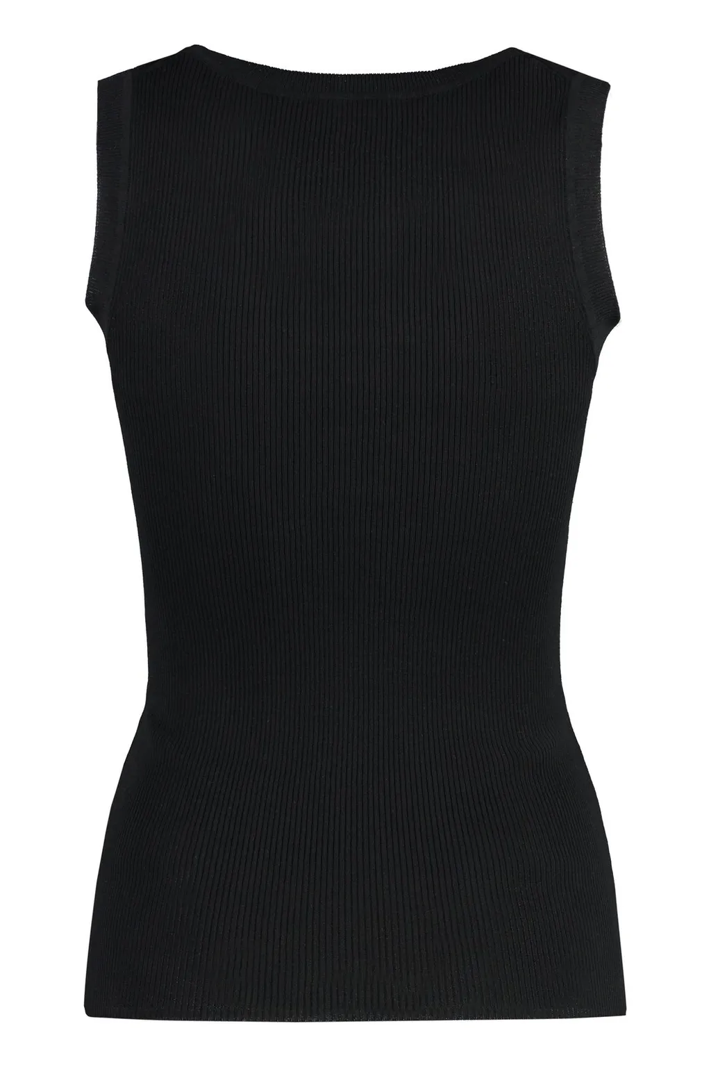 P.A.R.O.S.H. Straight Hem Ribbed Top