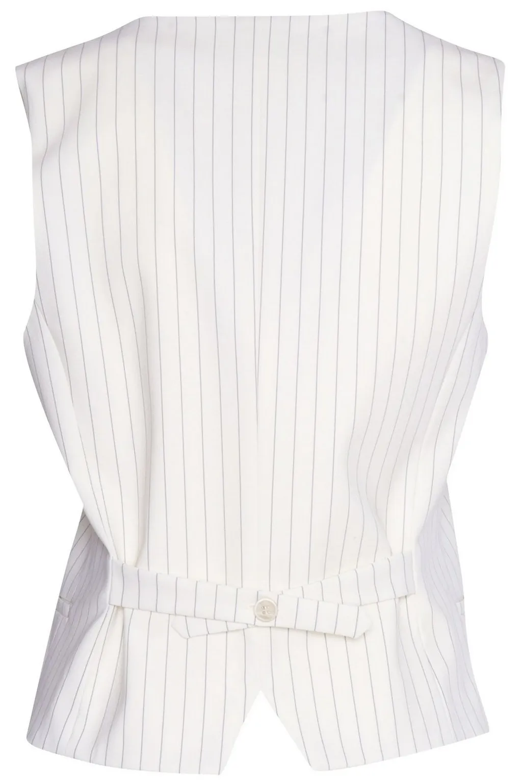 P.A.R.O.S.H. Striped V-Neck Button-Up Vest