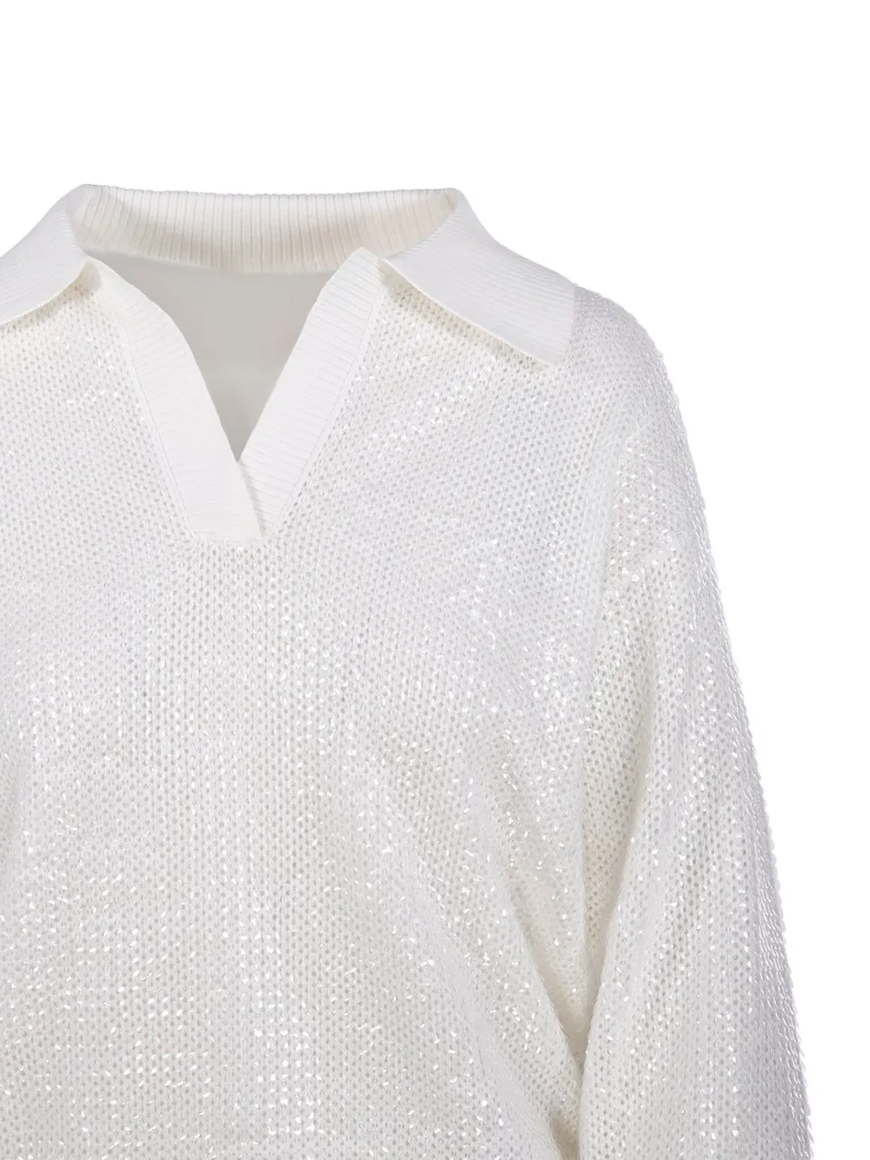 P.A.R.O.S.H. V-Neck Knitted Jumper