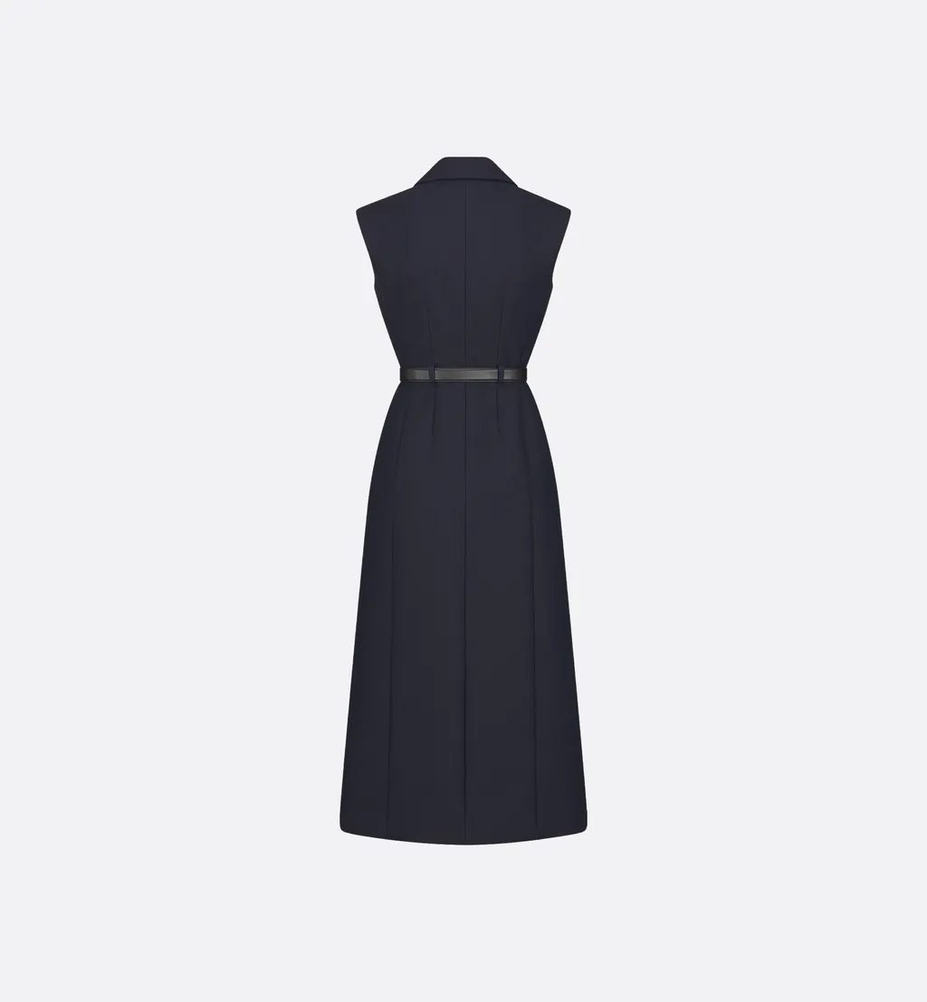 Mid-Length Belted Dress