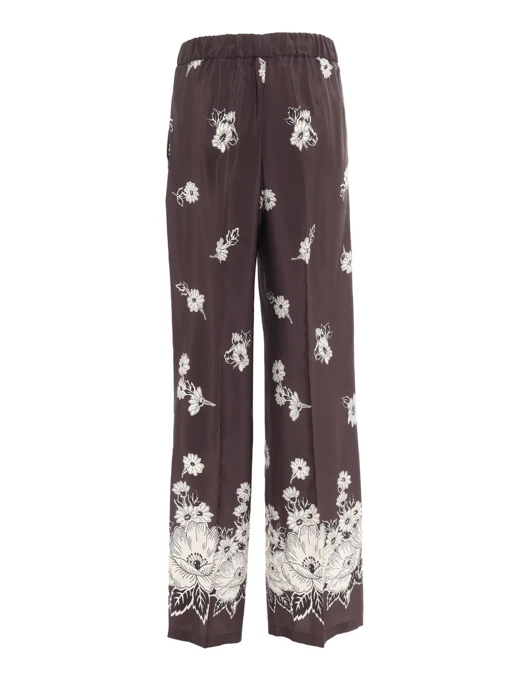 P.A.R.O.S.H. Floral Wide-Leg Pants