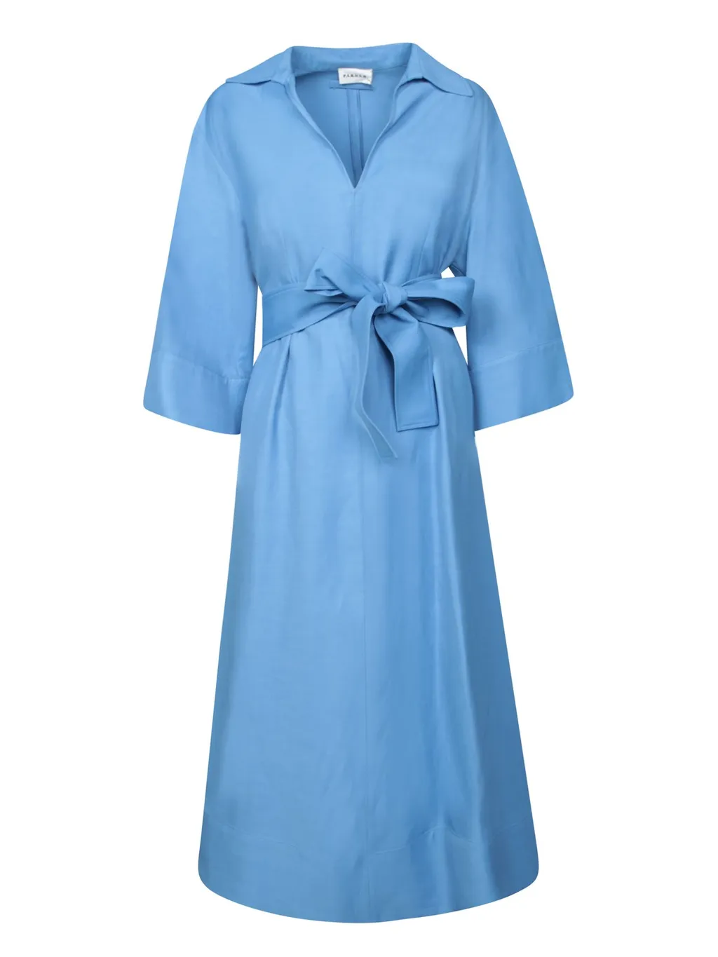 P.A.R.O.S.H. Collared Tie-Detailed Dress