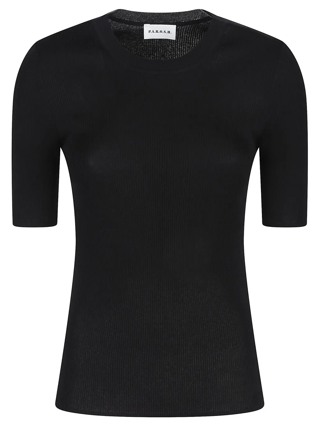 P.A.R.O.S.H. Short-Sleeved Ribbed Top