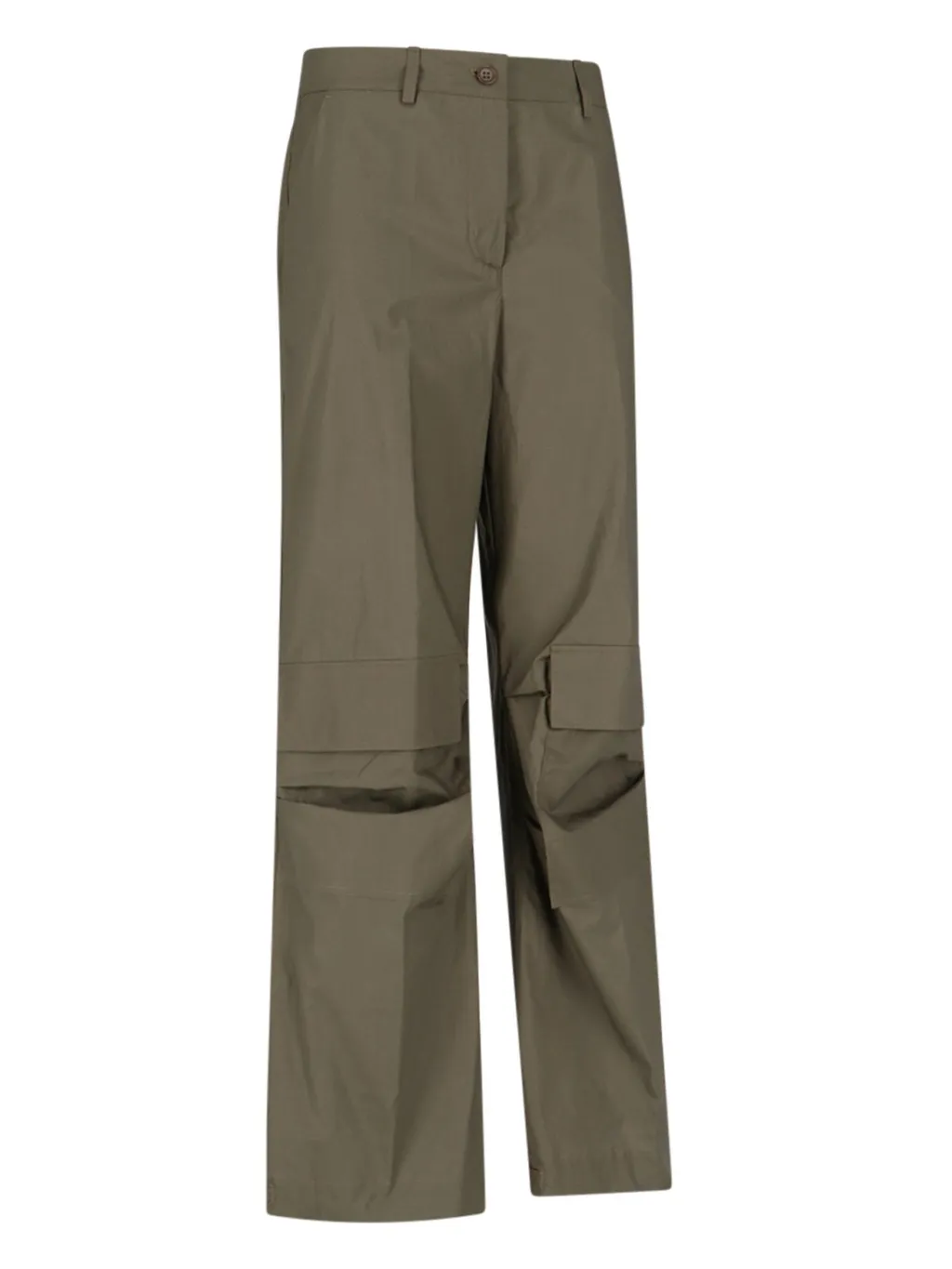 P.A.R.O.S.H. Mid-Rise Wide-Leg Pants