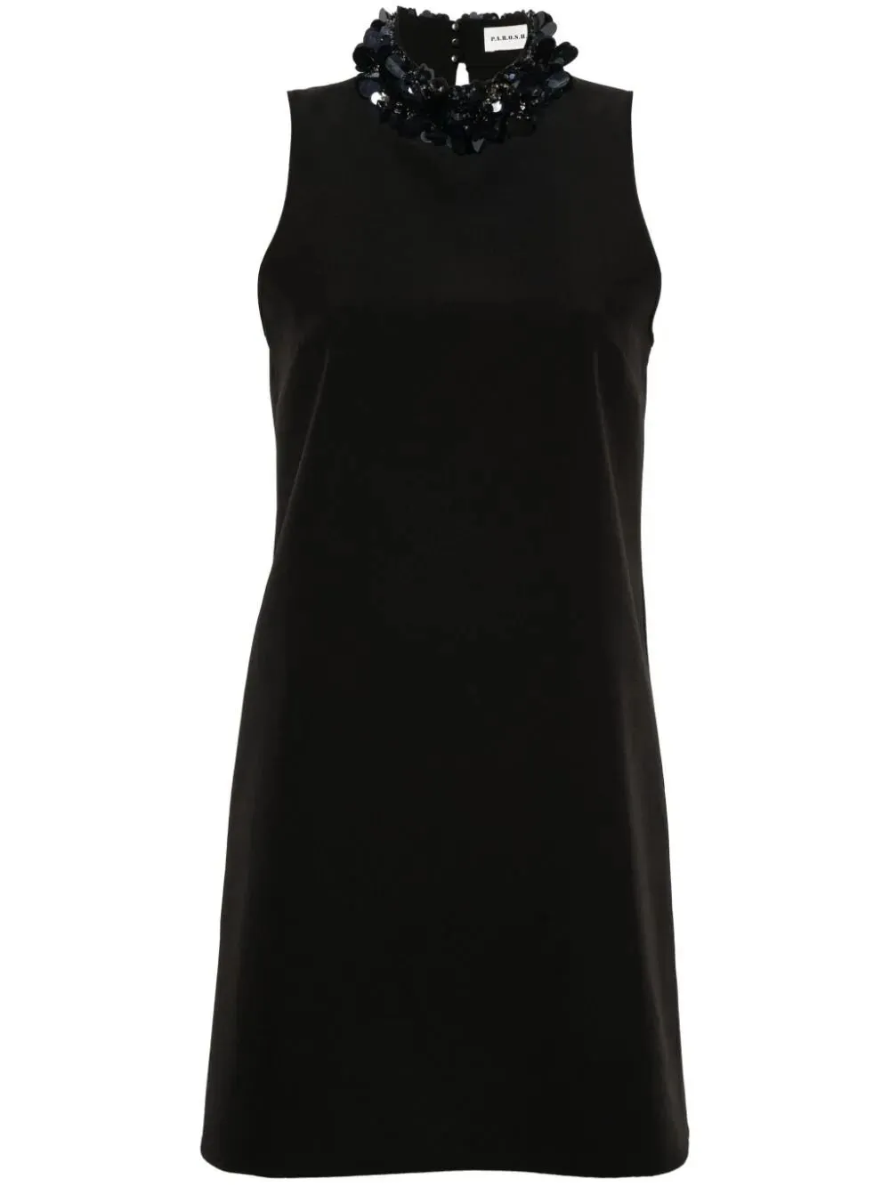 P.A.R.O.S.H. Embellished Collar Shift Dress