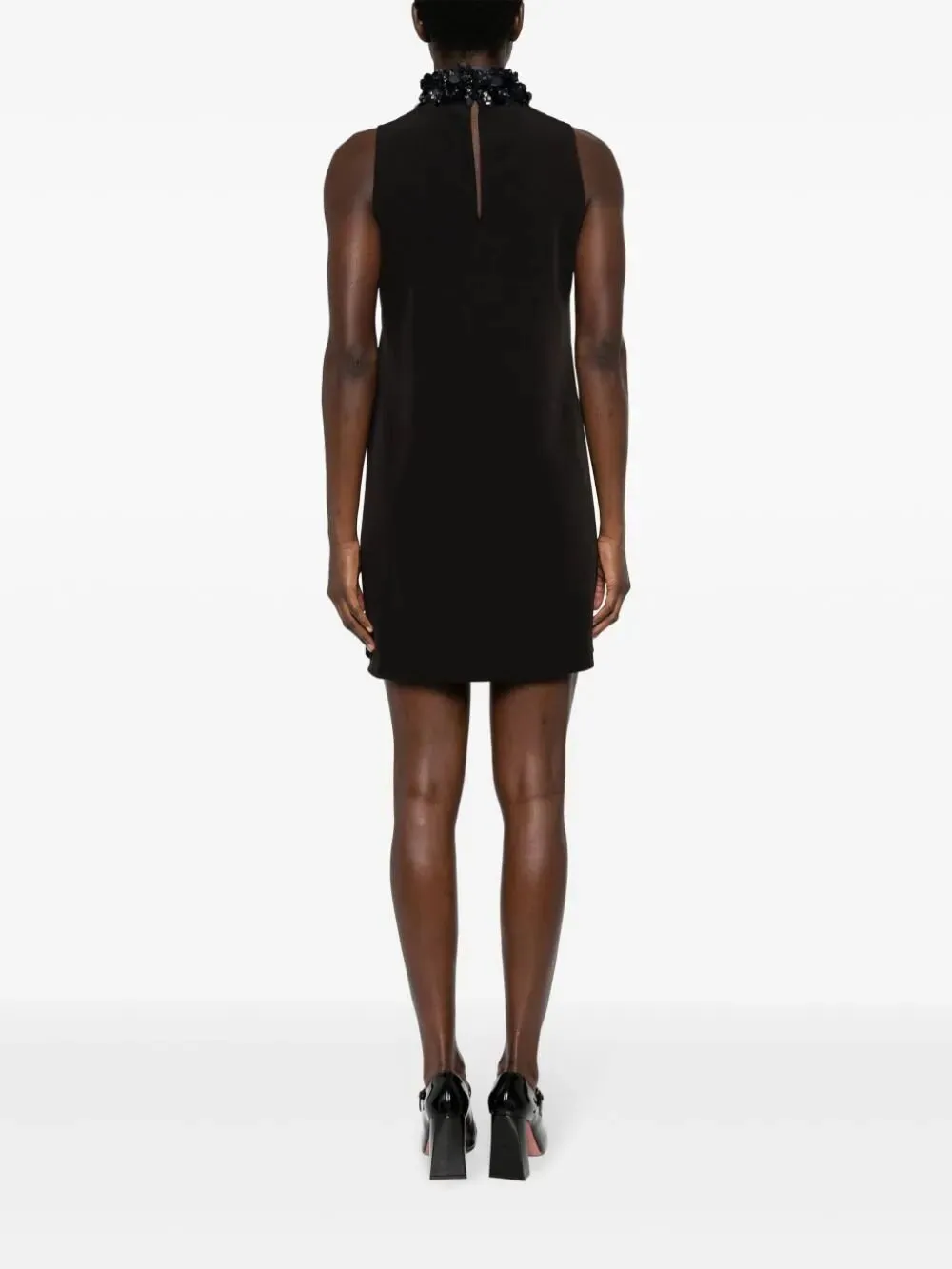 P.A.R.O.S.H. Embellished Collar Shift Dress