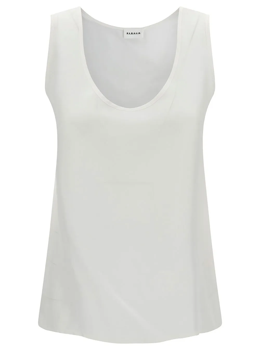 P.A.R.O.S.H. Tank Top With Deep U Neckline