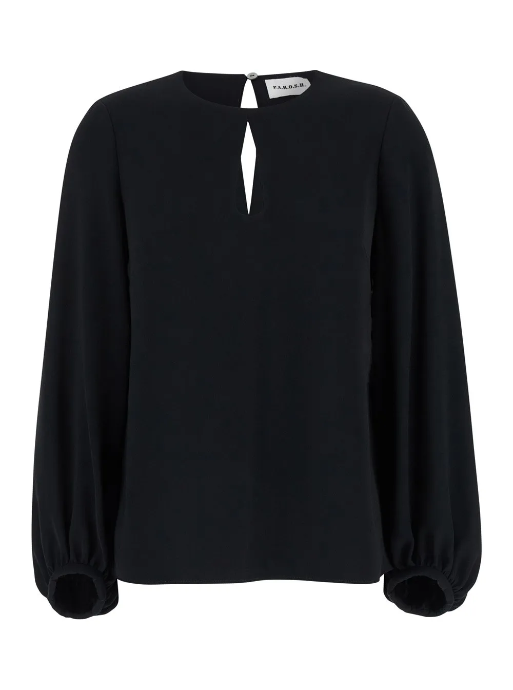 P.A.R.O.S.H. Cut-Out Long-Sleeved Blouse