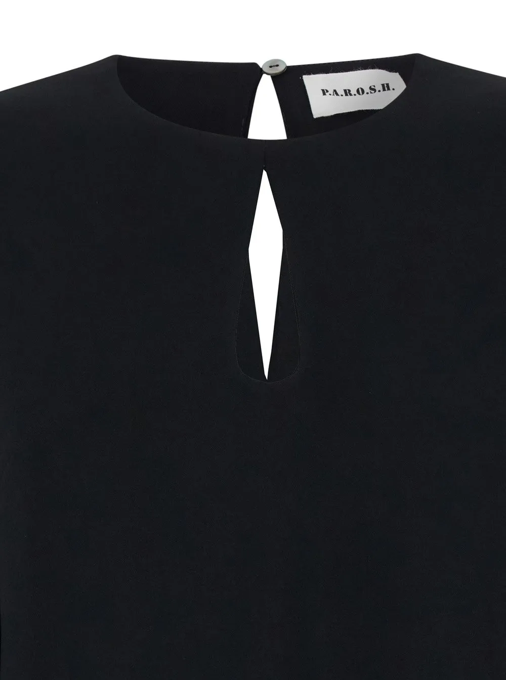 P.A.R.O.S.H. Cut-Out Long-Sleeved Blouse