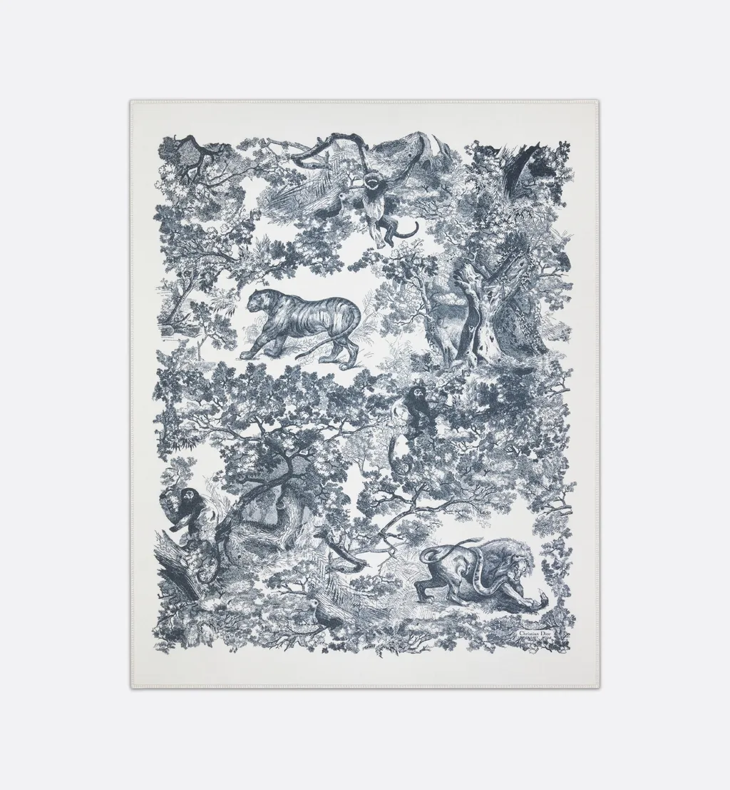 Toile De Jouy Sauvage Blanket