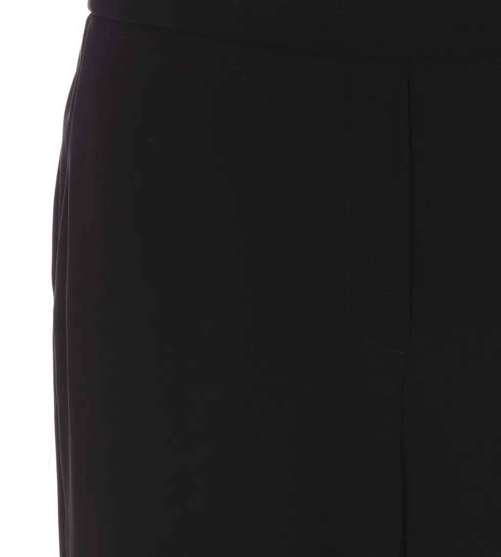 P.A.R.O.S.H. High-Waist Straight-Leg Slim-Cut Trousers