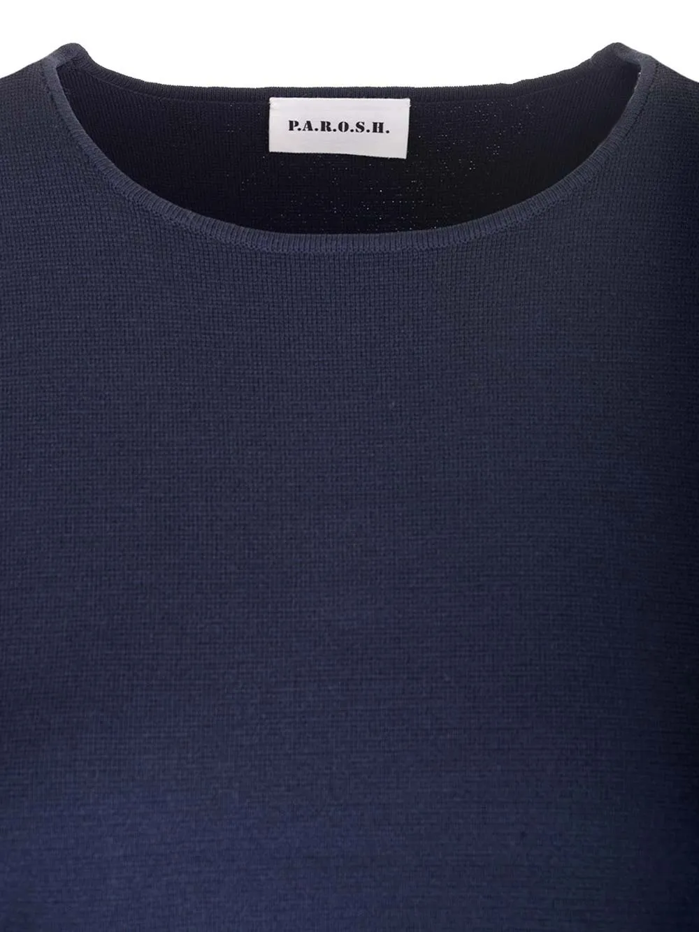 P.A.R.O.S.H. Straight Hem Knitted T-Shirt
