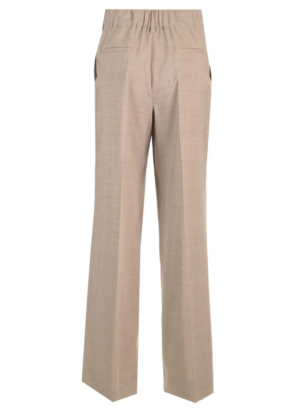 P.A.R.O.S.H. Pressed-Crease Straight-Leg Trousers