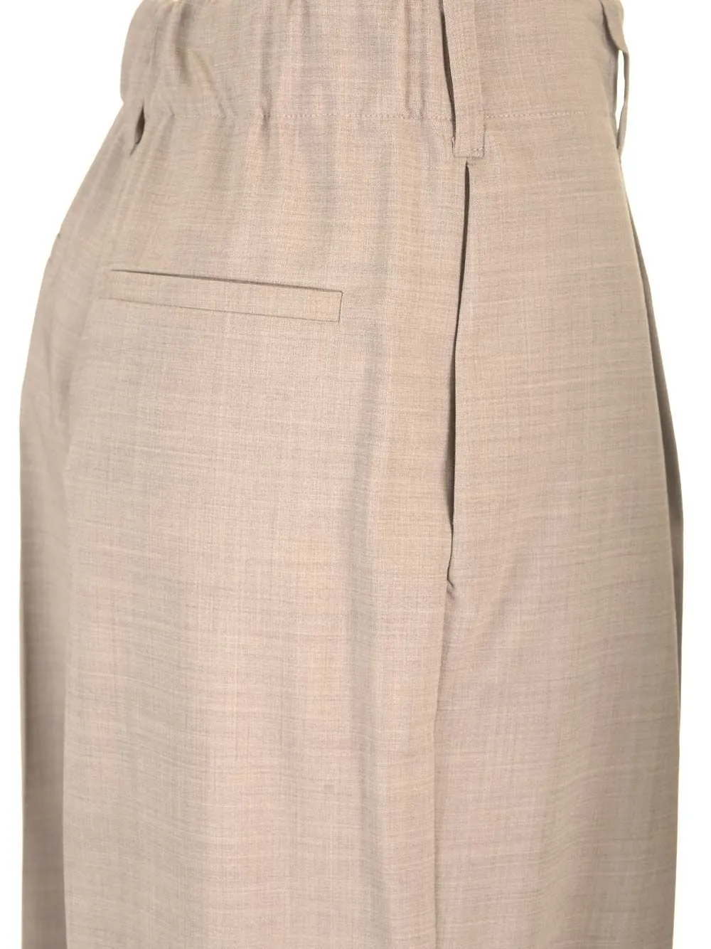 P.A.R.O.S.H. Pressed-Crease Straight-Leg Trousers