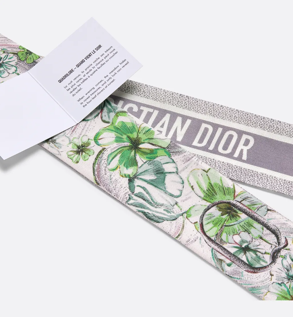 Abcdior Q Quadrilobe - Quand Vient Le Soir Mitzah Scarf