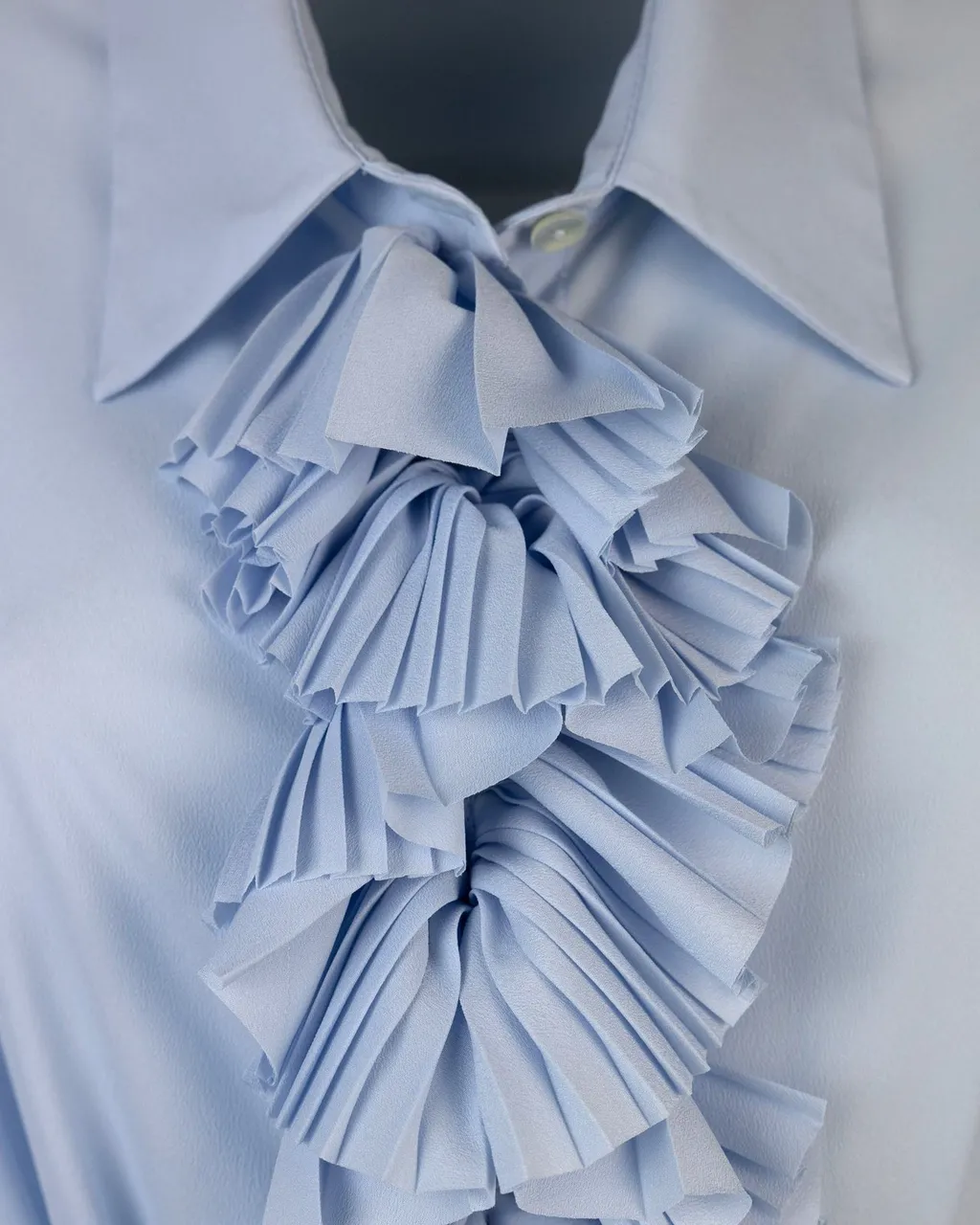 P.A.R.O.S.H. Ruffled Belted Waist Blouse