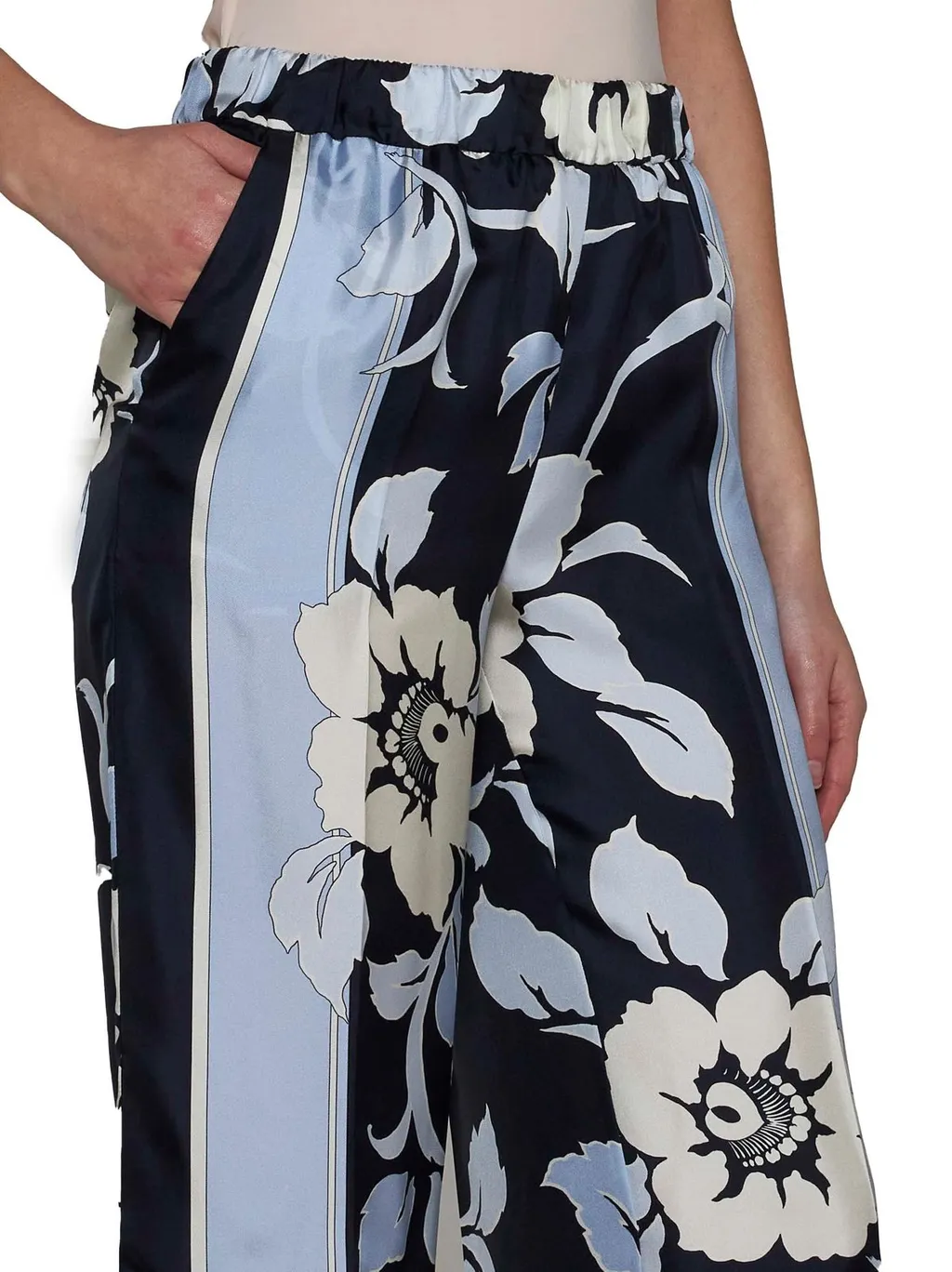 P.A.R.O.S.H. Floral Printed Trousers