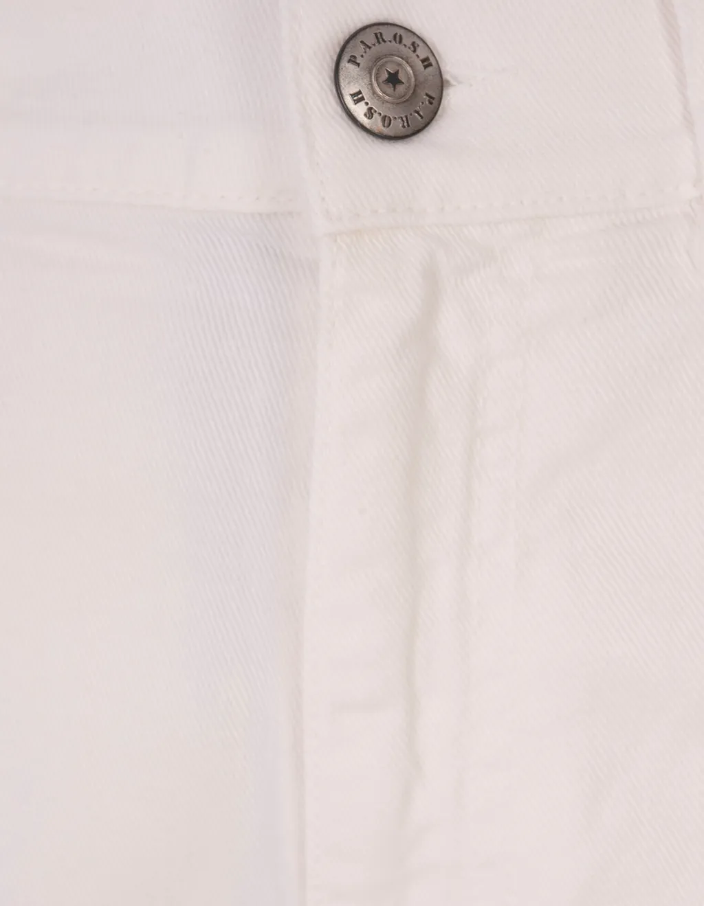 P.A.R.O.S.H. High-Waist Embellished Trim Jeans