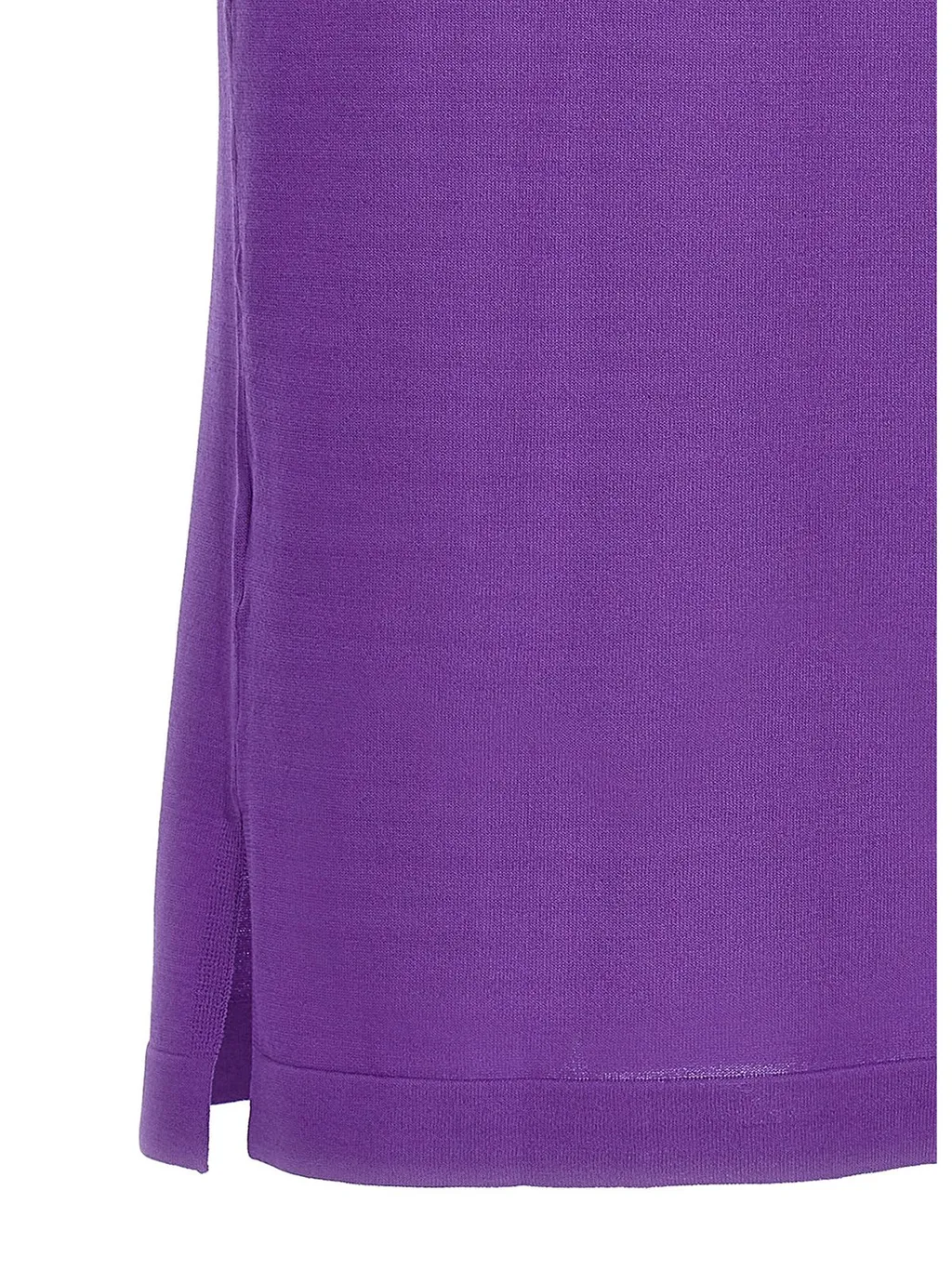P.A.R.O.S.H. U-Neck Straight Hem T-Shirt