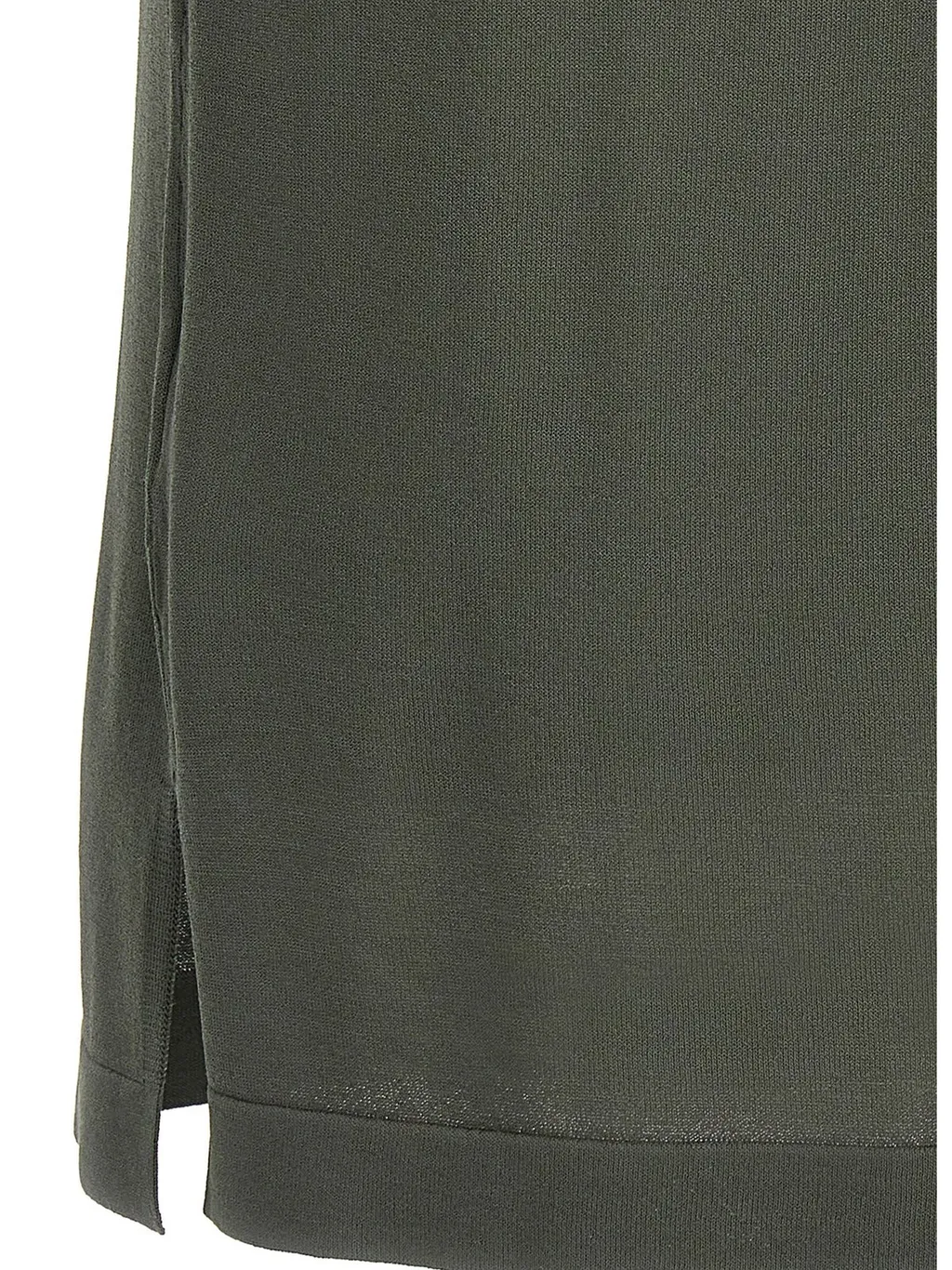 P.A.R.O.S.H. U-Neck Straight Hem T-Shirt