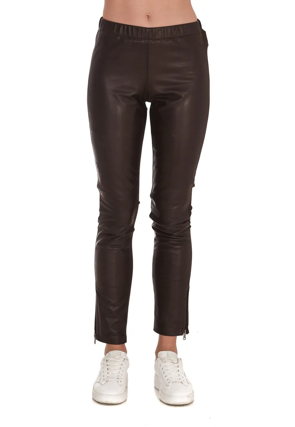 P.A.R.O.S.H. Elasticated Waistband Slim Cut Trousers