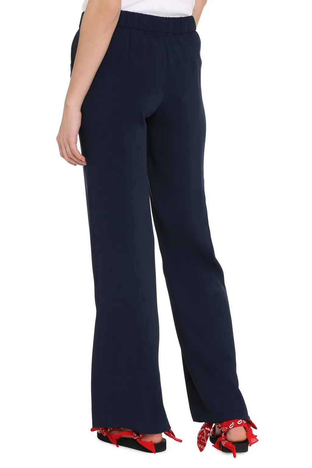 P.A.R.O.S.H. Mid-Rise Straight-Leg Trousers