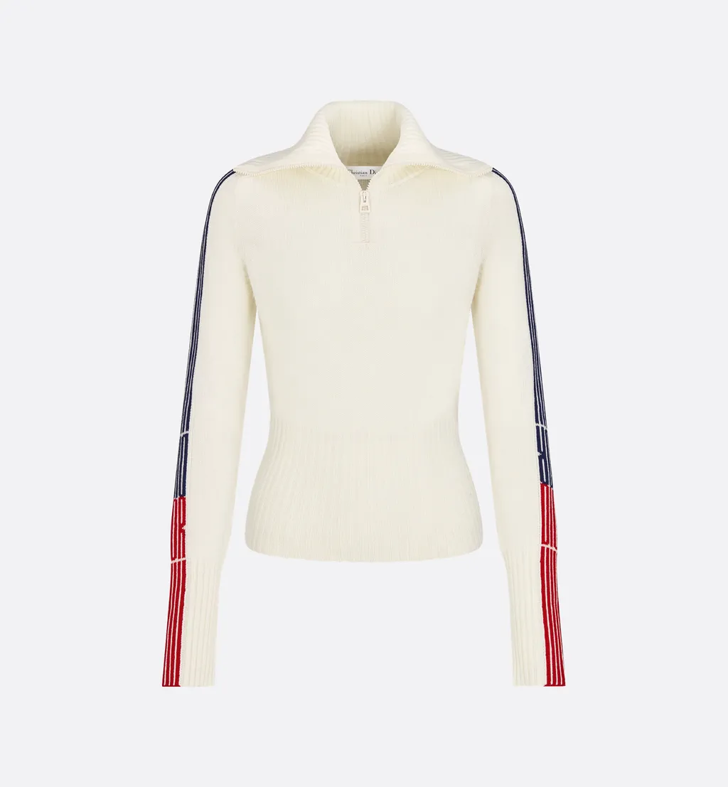 Dioralps Zipped Mock Neck Sweater