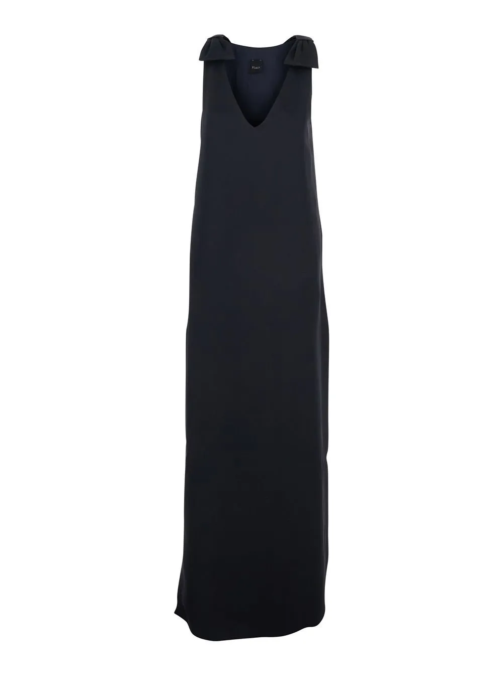 Plain Sleeveless V-Neck Maxi Dress
