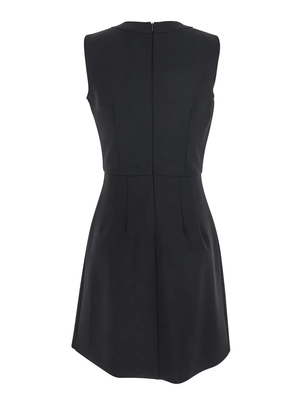 Plain Sleeveless A-Line Dress