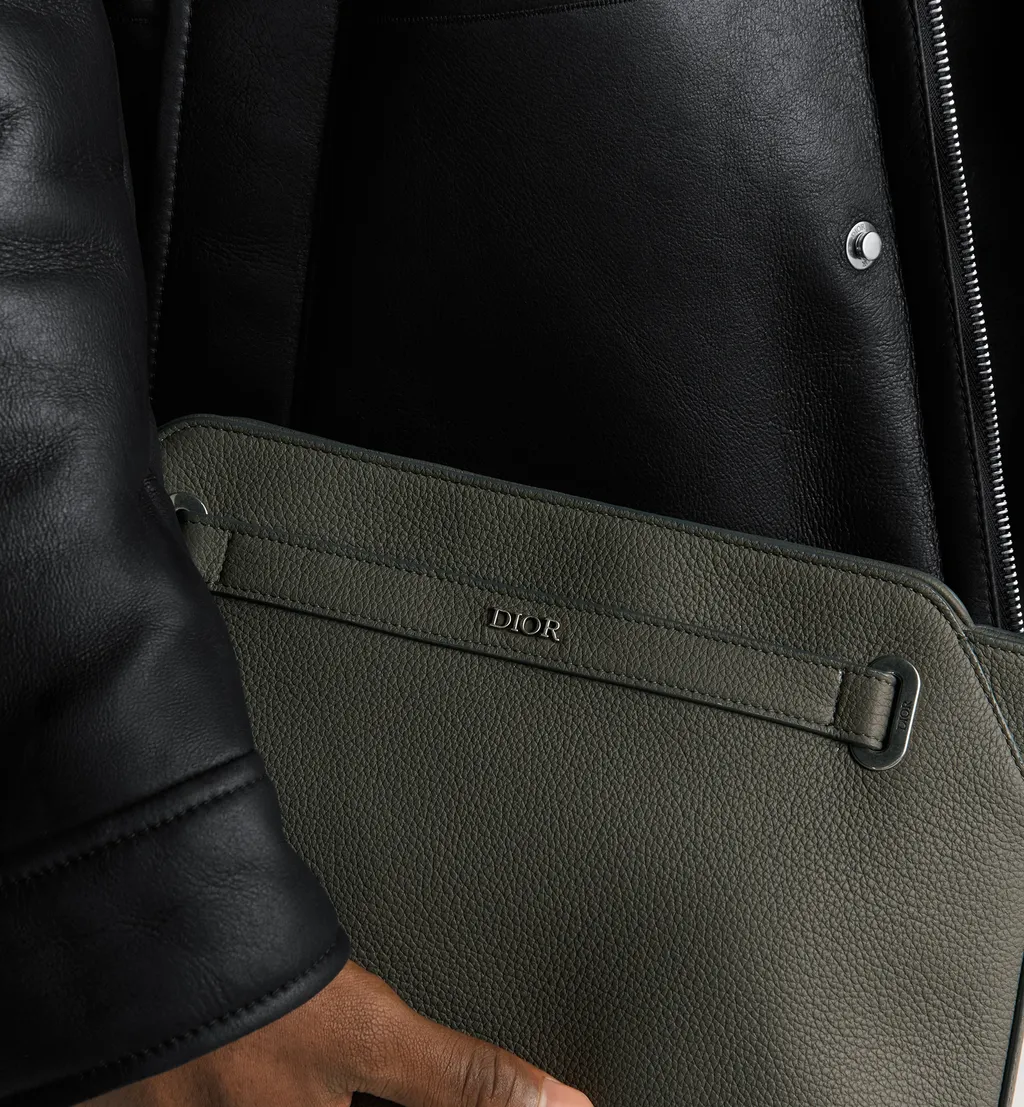 Dior Normandie A5 Triangle Pouch
