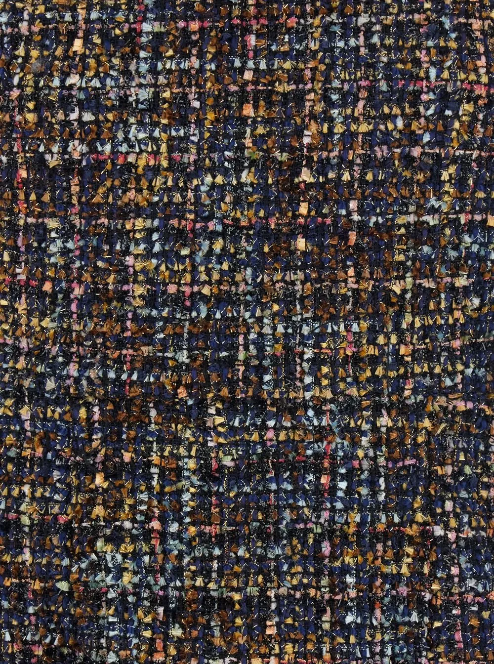 Plain Tweed Patterned Dress