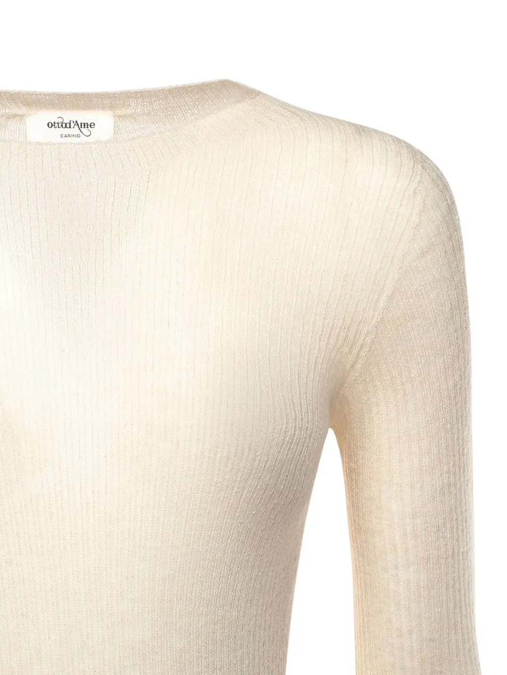 Ottod'ame Boat Neck Slim Fit Knitwear