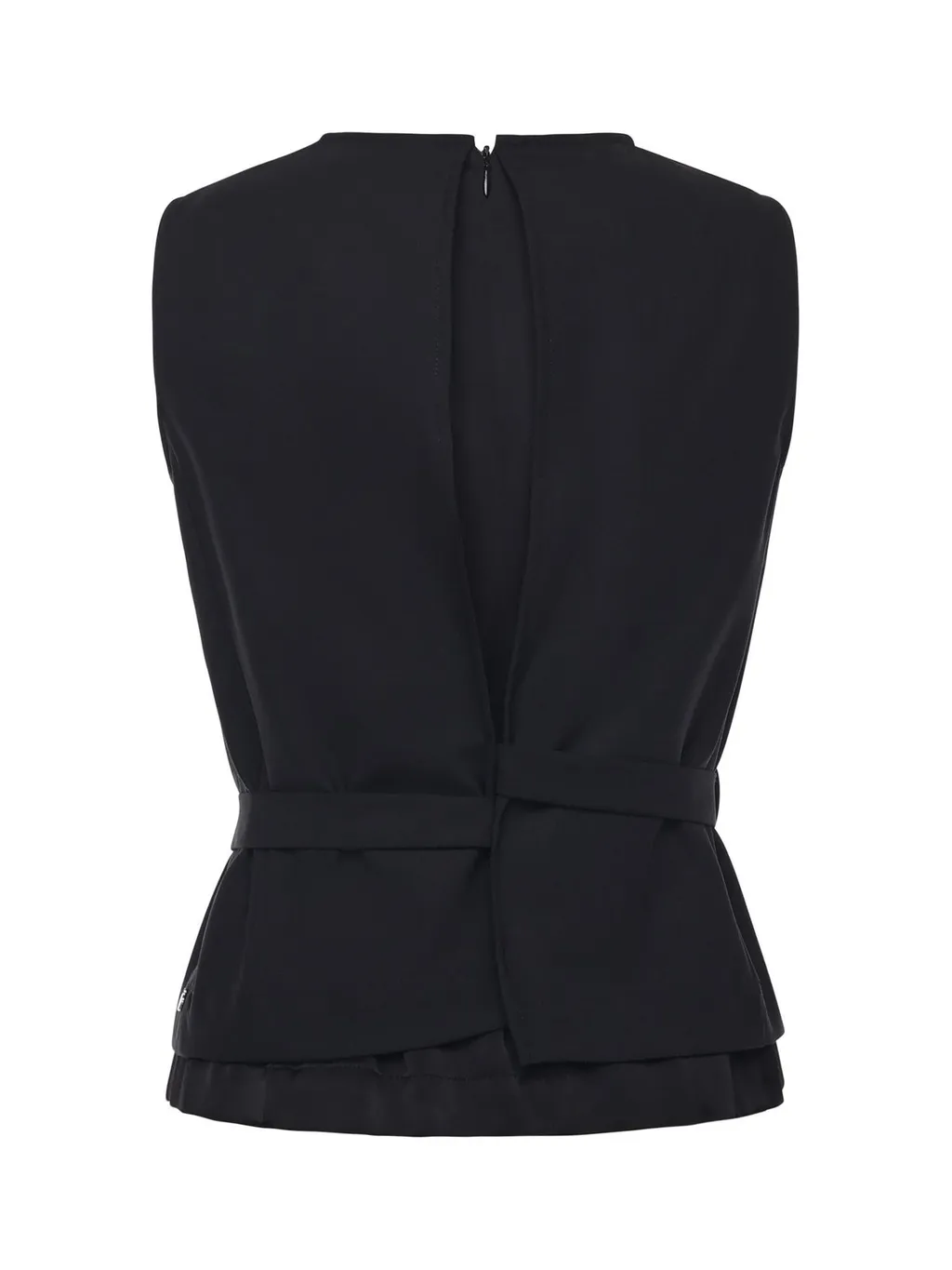 Ottod'ame Belted Sleeveless Top