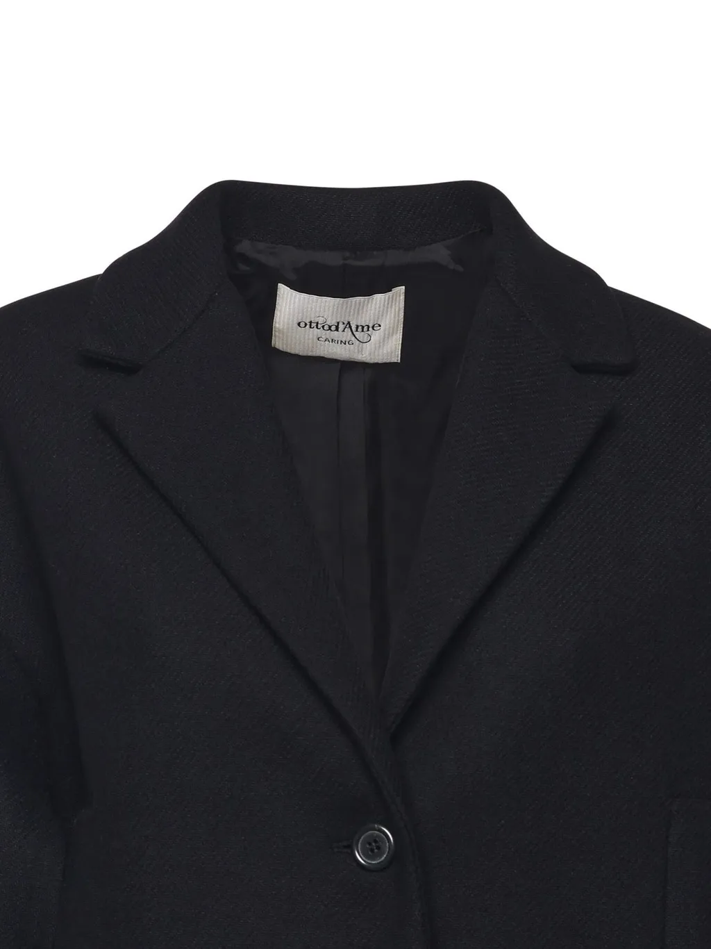 Ottod'ame Oversized Lapel Coat