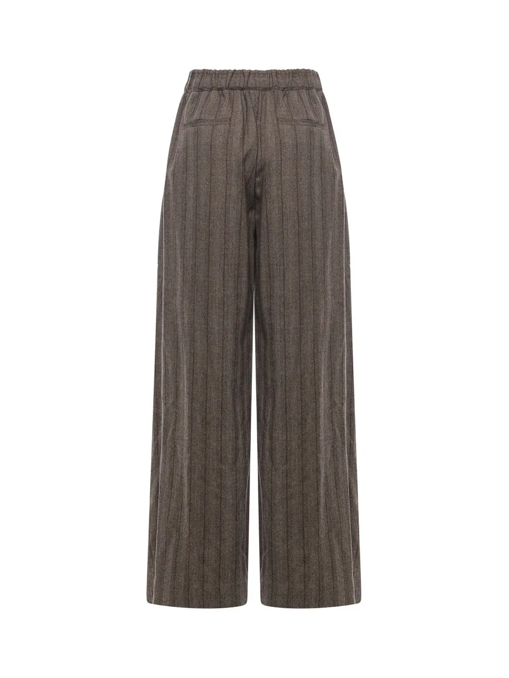 Ottod'ame Pinstripe Wide-Leg Pants