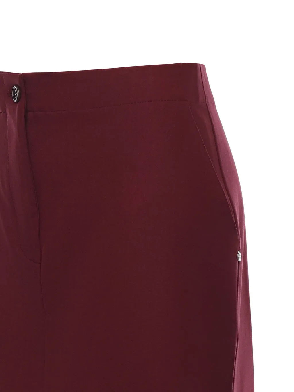 Ottod'ame Wool-Blend Pocket Skirt