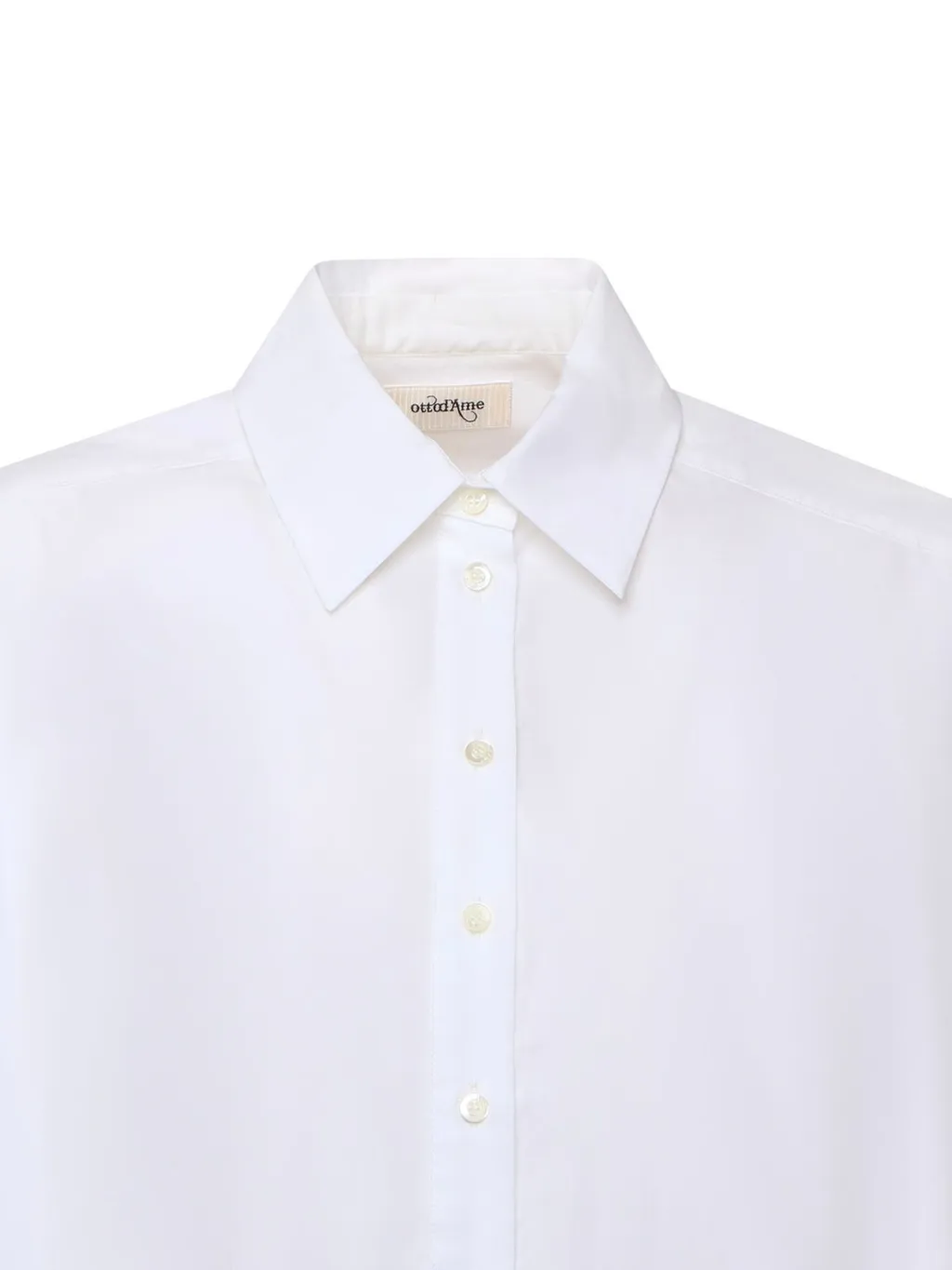 Ottod'ame Button-Up Long Sleeve Top