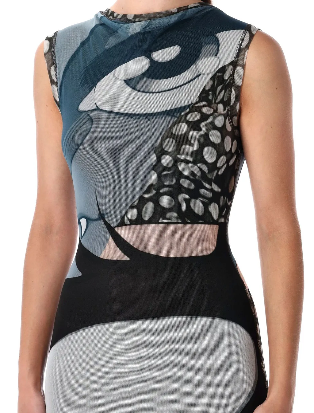 Ottolinger Julien Ceccaldi Printed Midi Dress