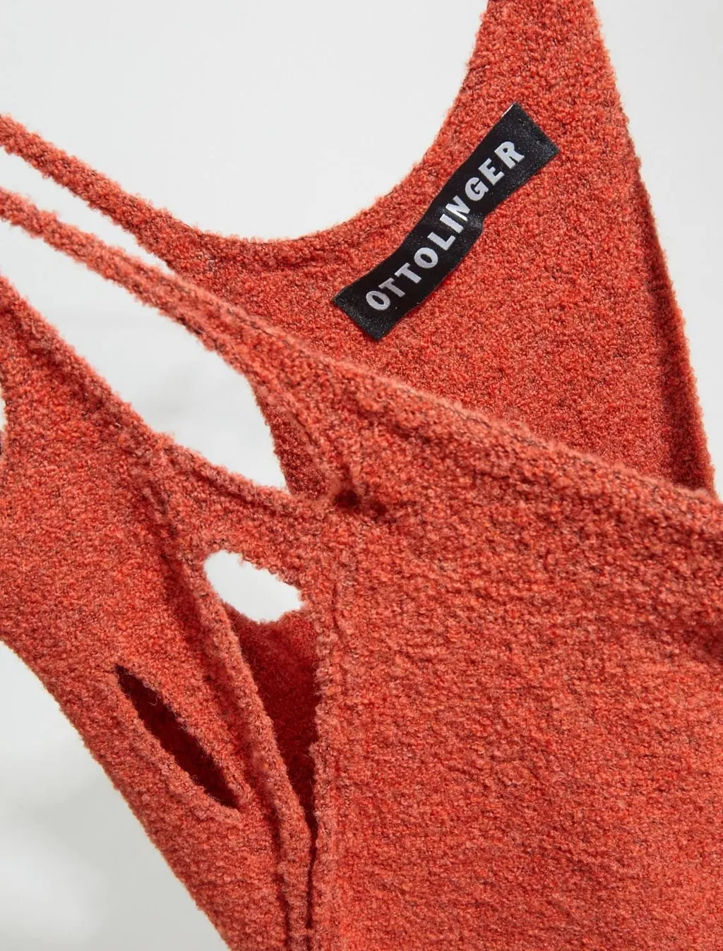 Ottolinger Asymmetric Bouclé Knit Dress