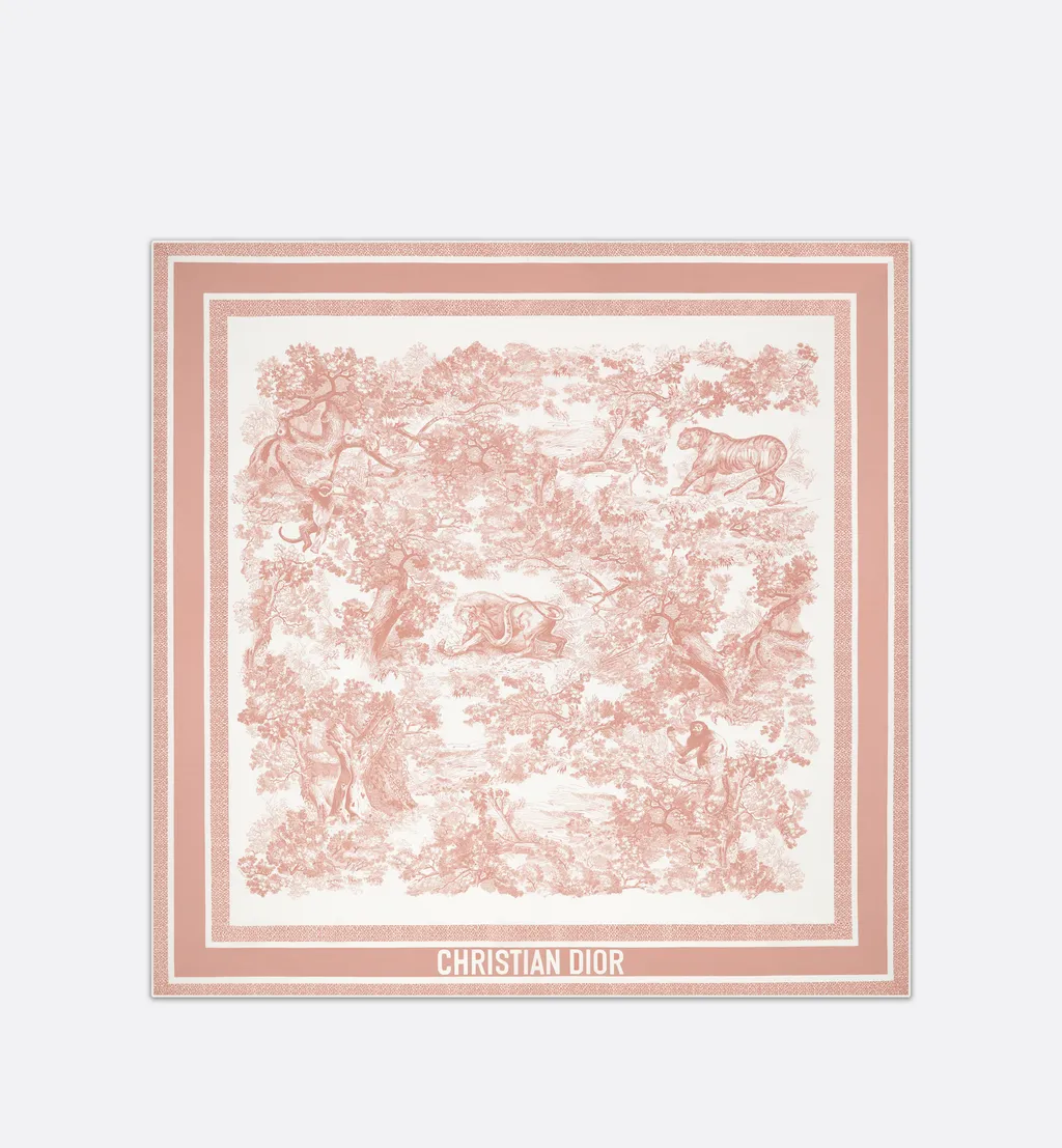 Toile De Jouy Sauvage 90 Square Scarf