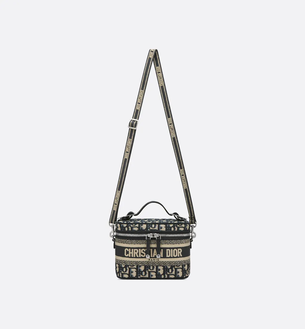 Small Diortravel Vanity Case With Shoulder Strap