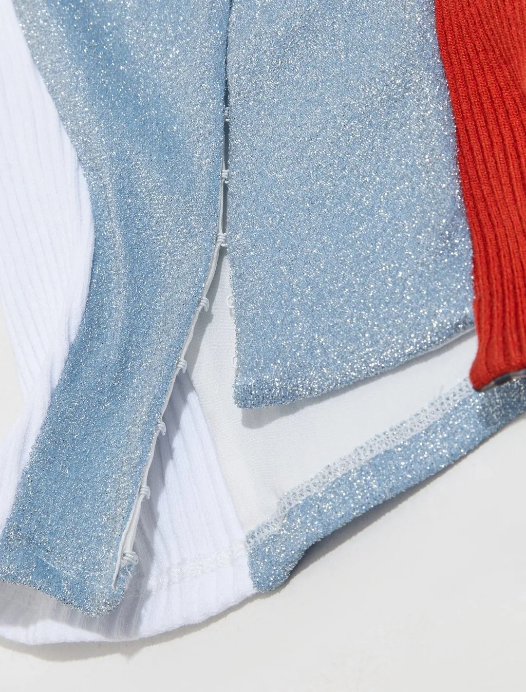 Ottolinger Deconstructed Sequin Top
