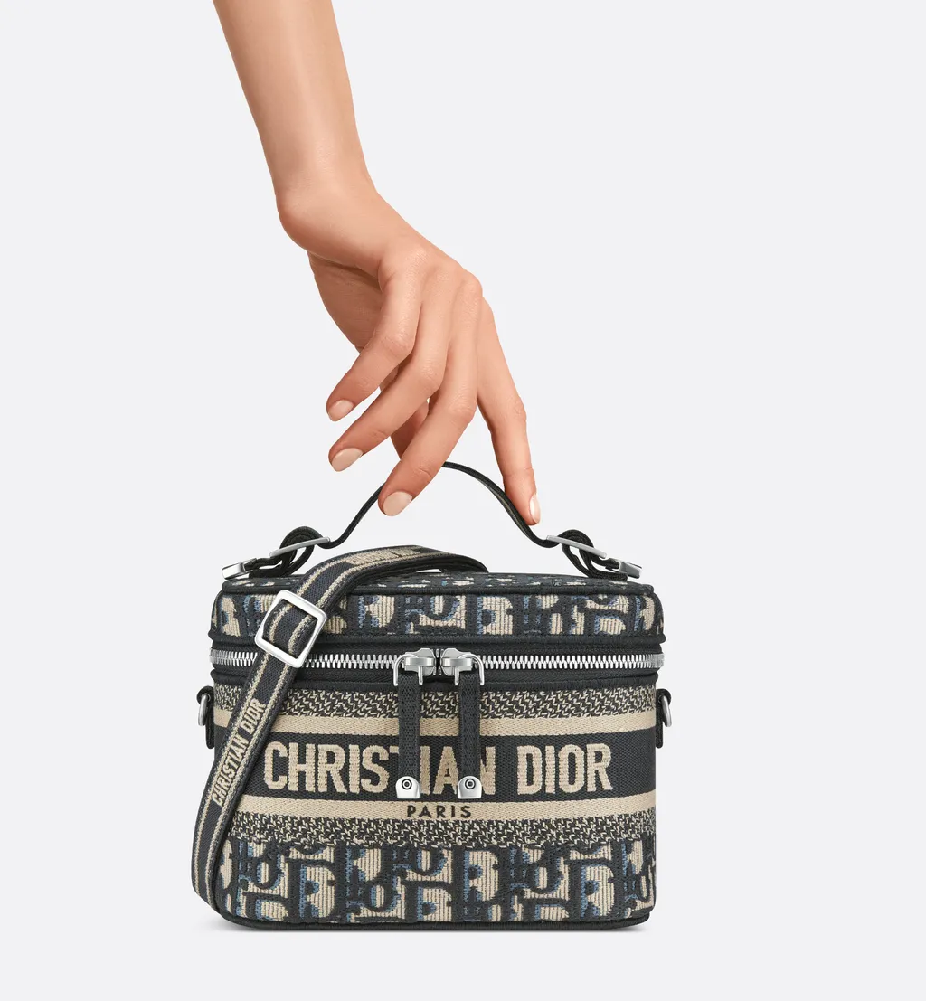 Small Diortravel Vanity Case With Shoulder Strap
