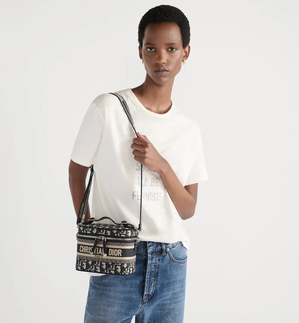 Small Diortravel Vanity Case With Shoulder Strap